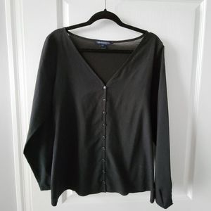 FRENCH CONNECTION BUTTON-UP BLOUSE SIZE LARGE